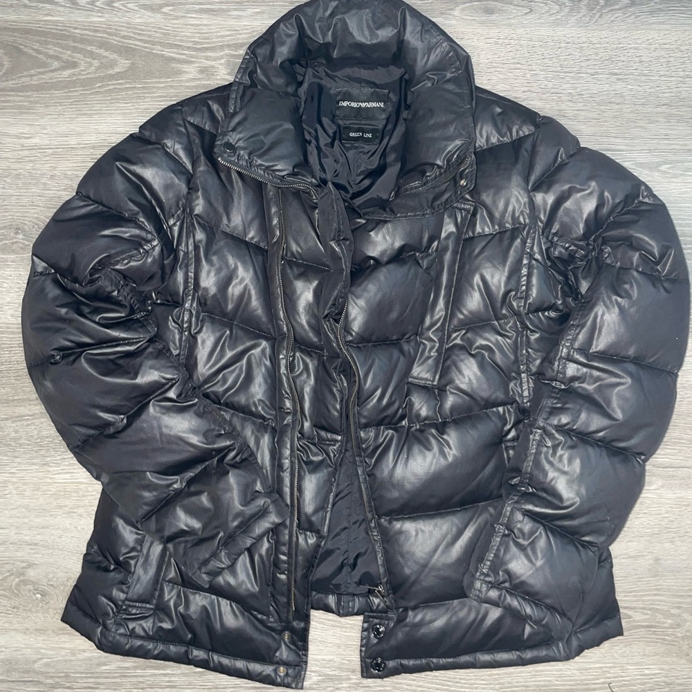 Emporio Armani Men's Black Puffer Jacket